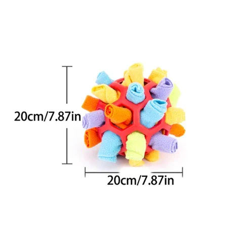 Size diagram of the toy