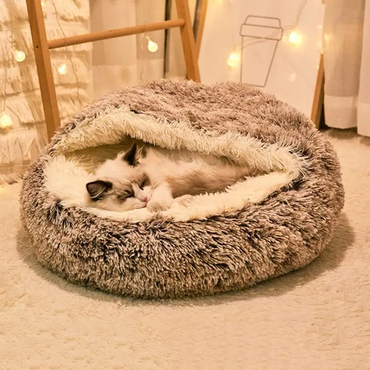Supportive cat bed