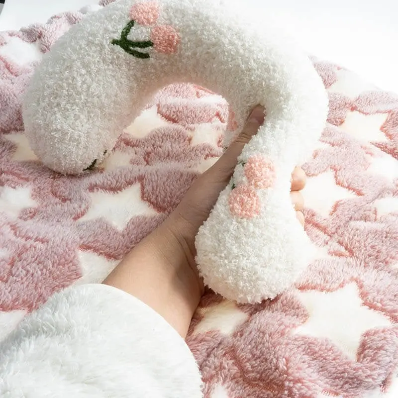 Cozy cat pillow